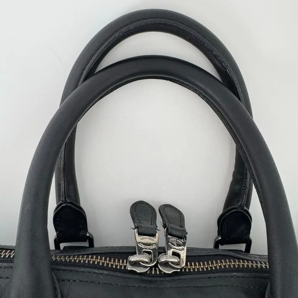 Coach Metropolitan Slim Briefcase Leather Bag Business Travel Black 71732